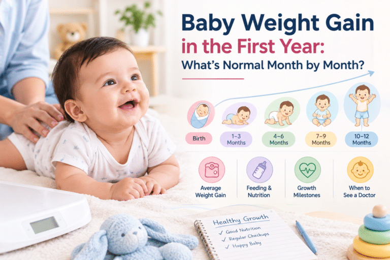 Baby Weight Gain in the First Year